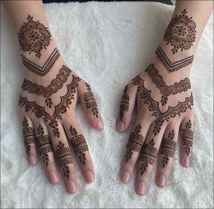 Back Hand Mehndi Design 