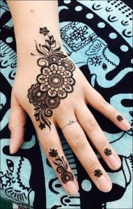 Back Hand Mehndi Design 