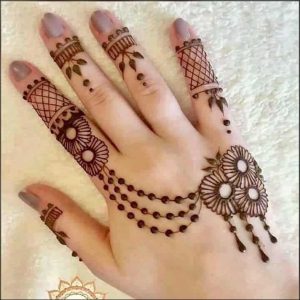 Back Hand Mehndi Design 